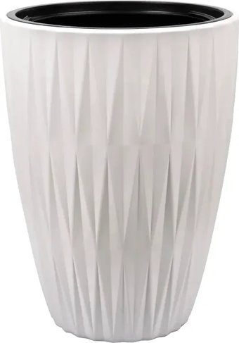 Кашпо Form-Plastic Caro Slim FP-5830-011 (белый)