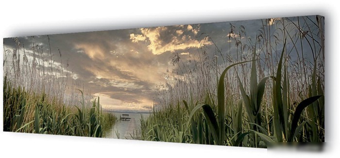 Картина Stamprint Озеро в закате SN013 (45x140)