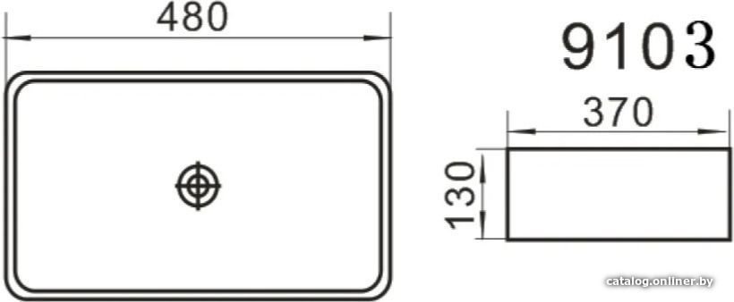 Умывальник Axus 48 9103