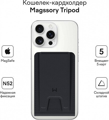 Кредитница Magssory Tripod Midnight ACL002m