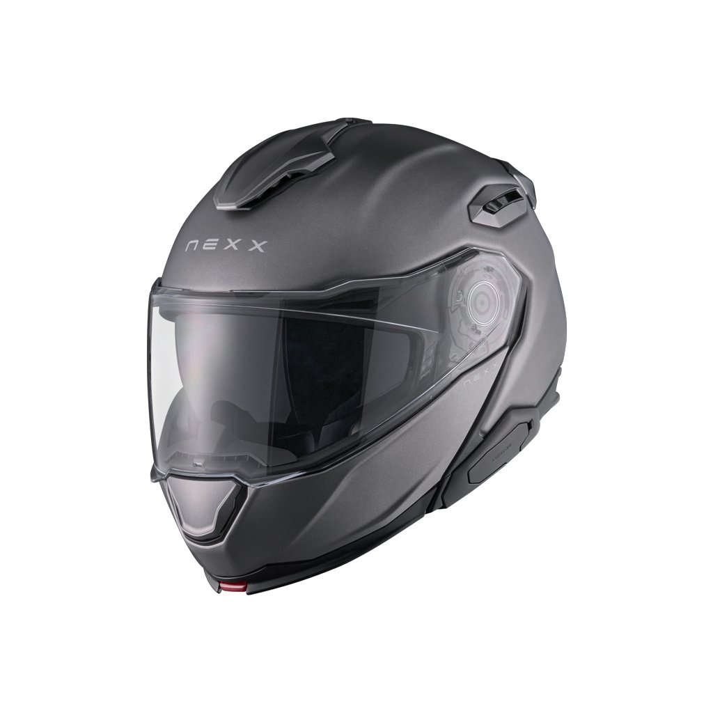 Мотошлем Nexx Helmets X.Lifetour Plain (2XL, серый)