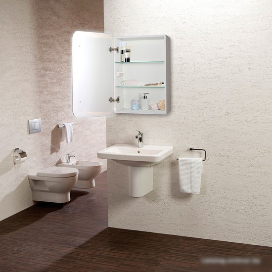 Silver Mirrors Шкаф с зеркалом Фиджи flip 60x80 LED-00002472