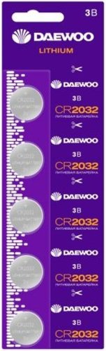 Батарейка Daewoo Lithium CR2032 (5 шт)