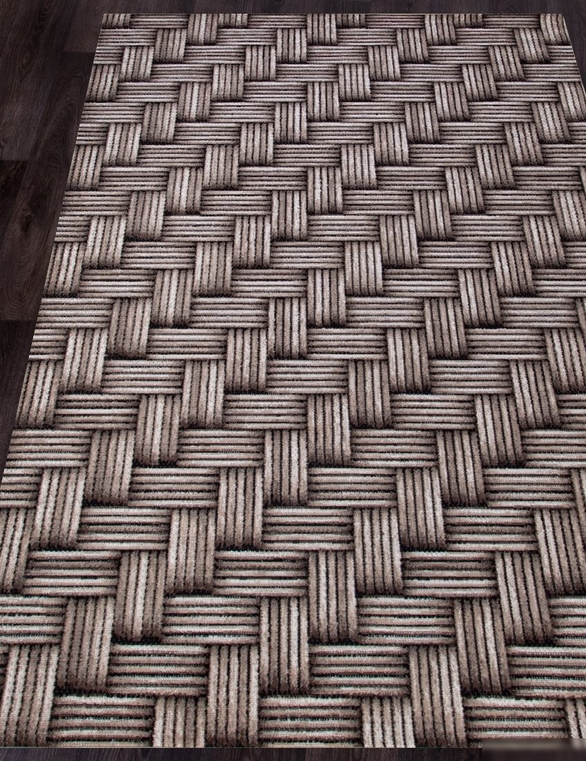 Ковер для жилой комнаты Merinos Sierra D722-STAN-BEIGE-BROWN-2 (2.5x3.5)