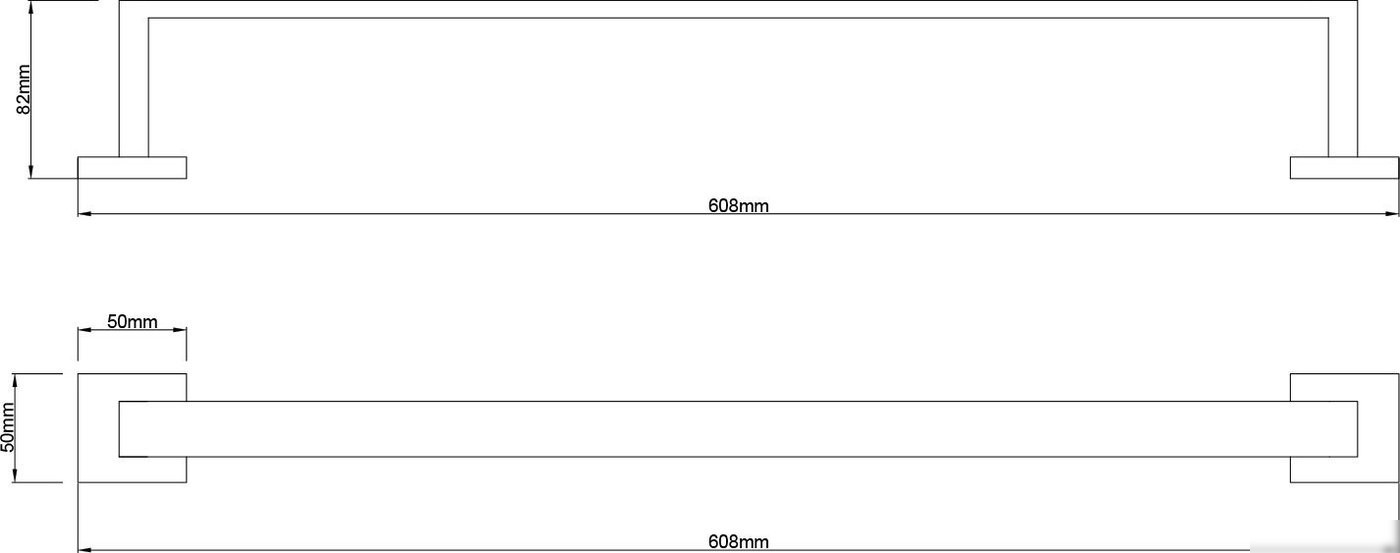 Держатель для полотенца Lauter 21SH71012 (Matt Black)