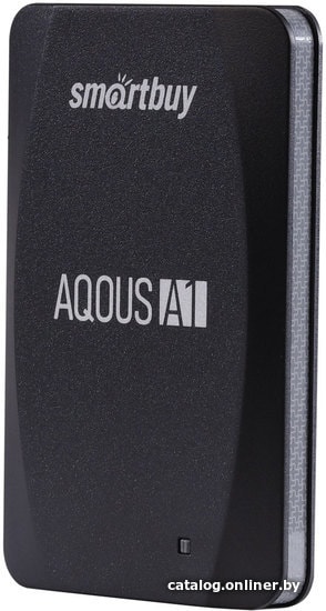 Внешний накопитель Smart Buy Aqous A1 SB001TB-A1B-U31C 1TB (черный)