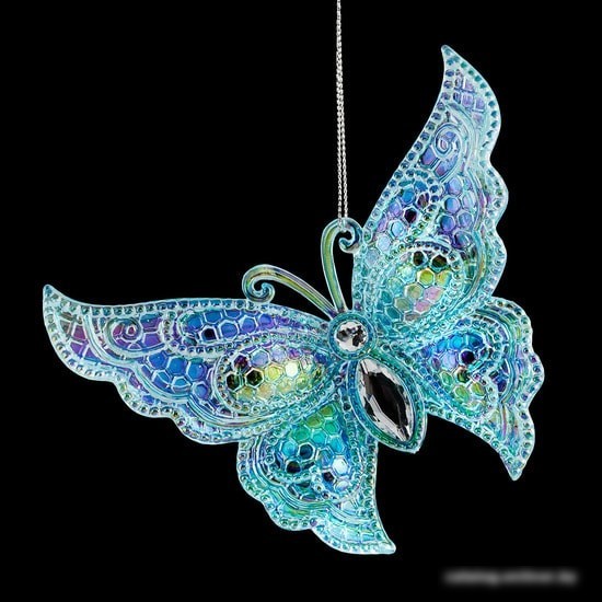 Елочная игрушка Erich Krause Decor Бабочка ледяной перламутр 51173