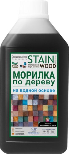 Морилка Stainwood Pro На водной основе 1 л (орех)