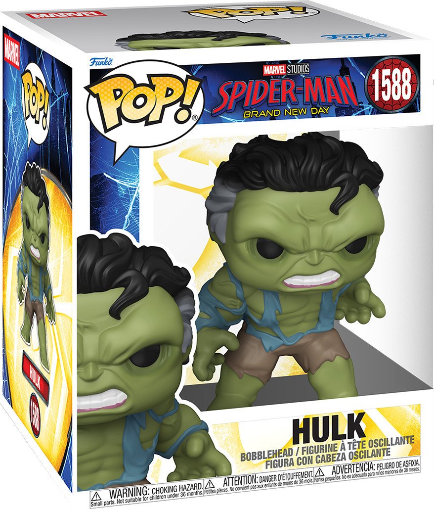 Фигурка Funko POP! Marvel Bobble Spider-Man Brand New Day Hulk 6" Fun83965