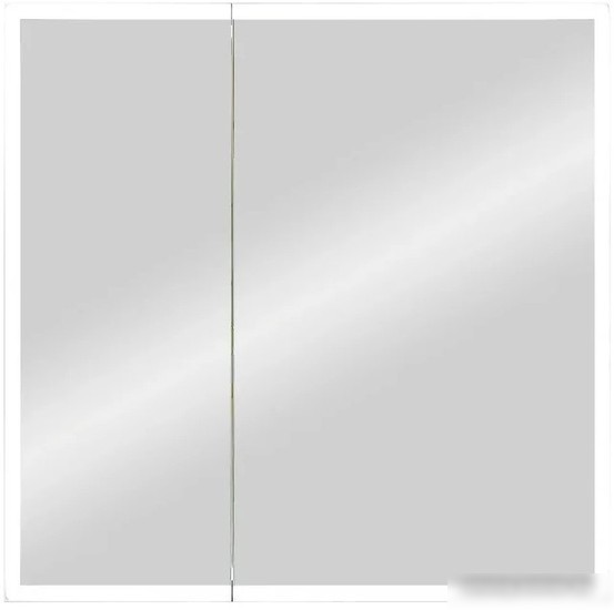Континент Шкаф с зеркалом Reflex Led 80x80 (с датчиком движения)