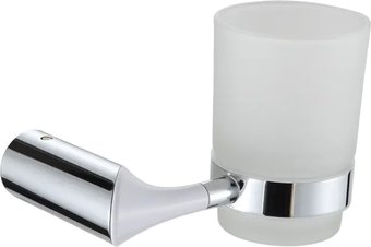 Стакан для зубной щетки и пасты Swensa Lock SWR-6600-03-CRM (белый/хром)