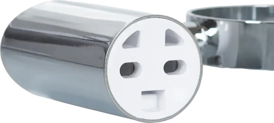 Стакан для зубной щетки и пасты Swensa Lock SWR-6600-03-CRM (белый/хром)