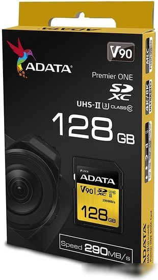 Карта памяти A-Data Premier ONE ASDX128GUII3CL10-C SDXC 128GB