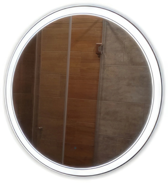 Пекам Зеркало Ring 2 80x80 ring2-80x80B (с подсветкой, с бесконтактным сенсором)