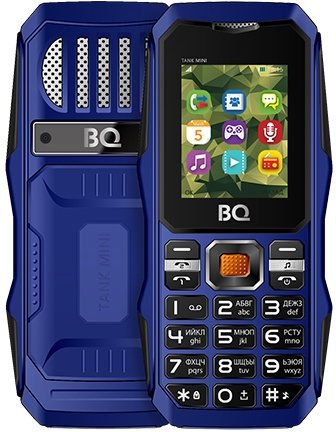 Кнопочный телефон BQ BQ-1842 Tank mini (синий)