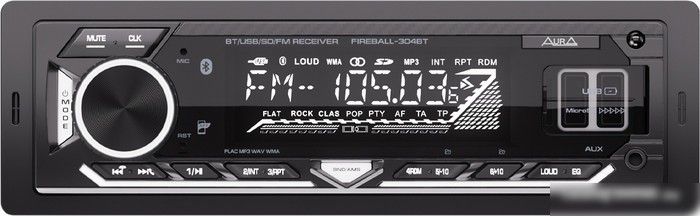 USB-магнитола Aura Fireball-304BT