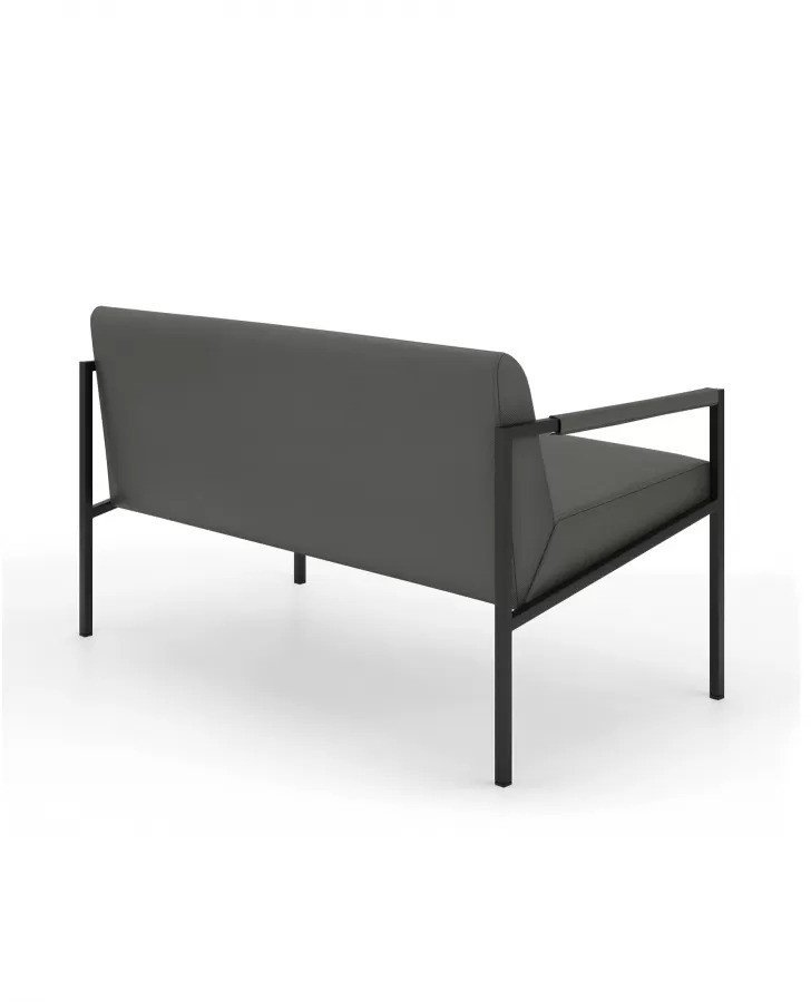 Садовый диван MONOFIX Юнта 64x120 (темно-серый)