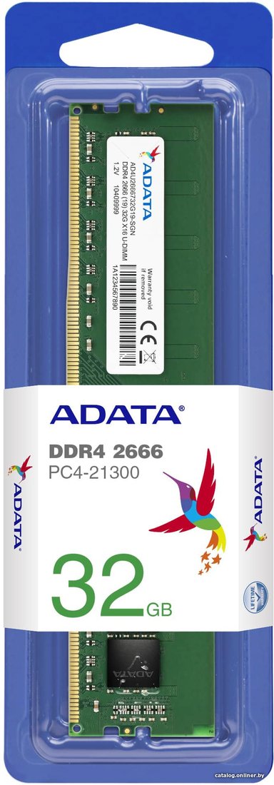 Оперативная память ADATA 8GB DDR4 PC4-21300 AD4U26668G19-SGN