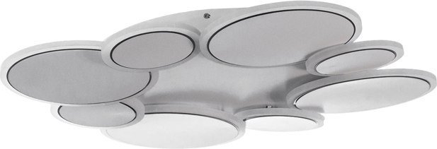 Припотолочная люстра Aitin Pro H26075/4+4 (белый/черный)