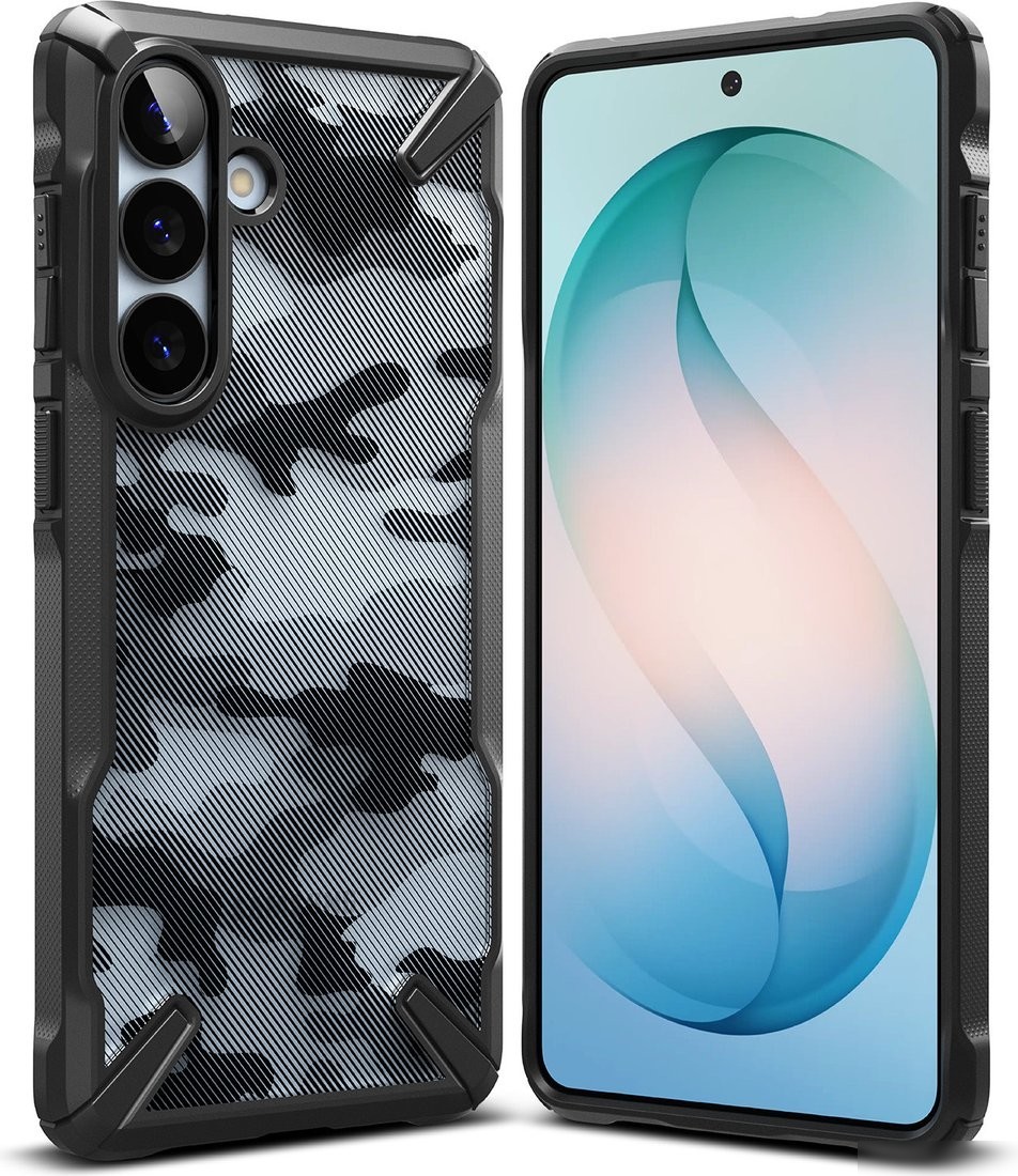 Чехол для телефона Ringke Fusion X для Galaxy S26 Plus (Camo Black)