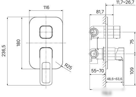 Смеситель IDDIS Slide SLISB00i68