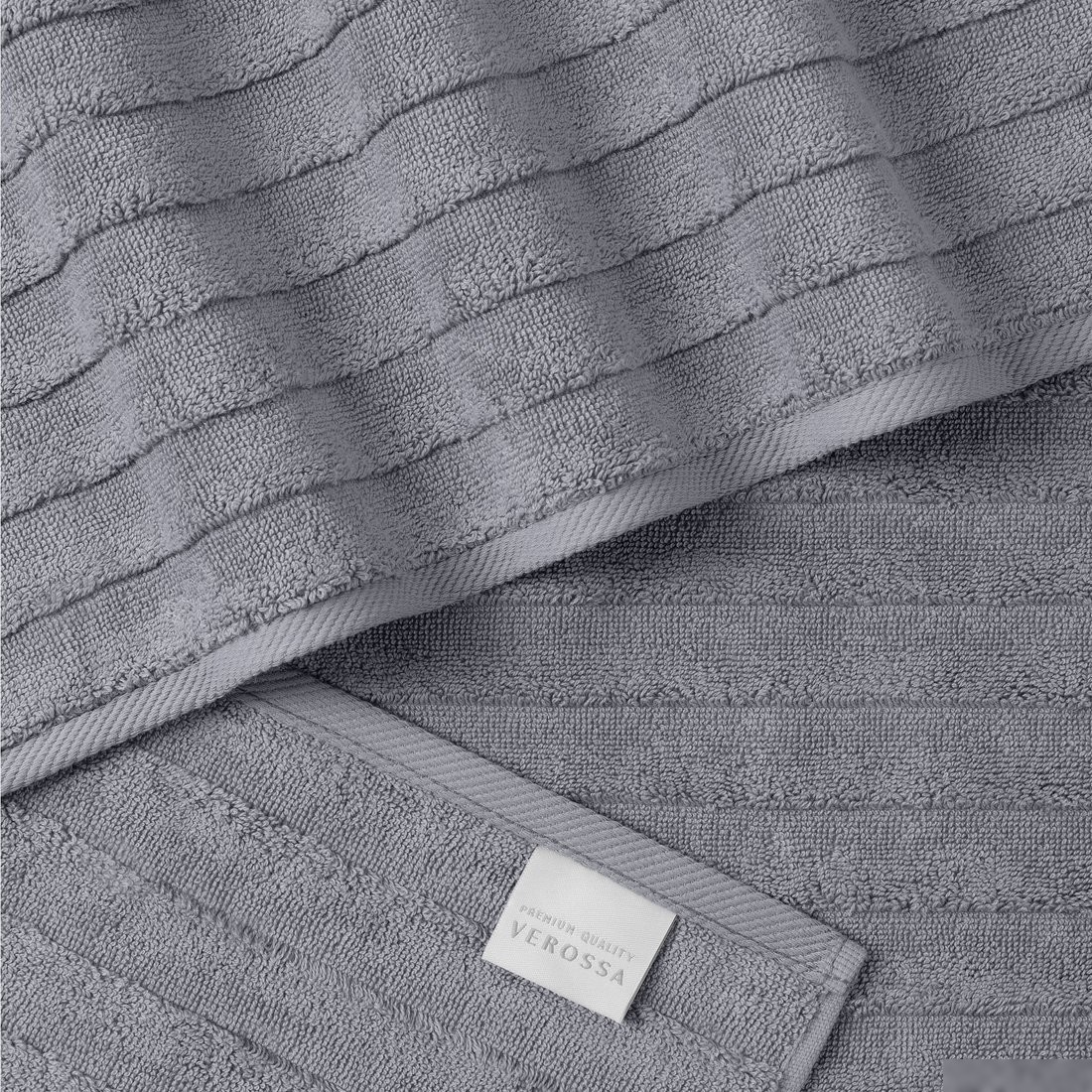 Полотенце Verossa Steps texture 50x90 (графит)