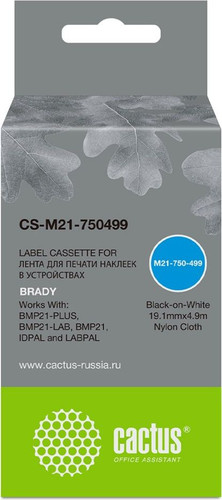 Картридж CACTUS CS-M21-750499 (аналог Brady M21-750499)