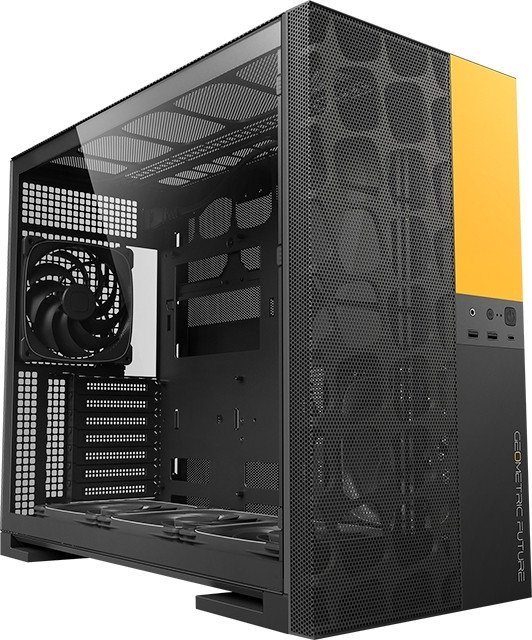 Корпус Geometric Future Model 5 Vent 5FAN (черный/желтый)