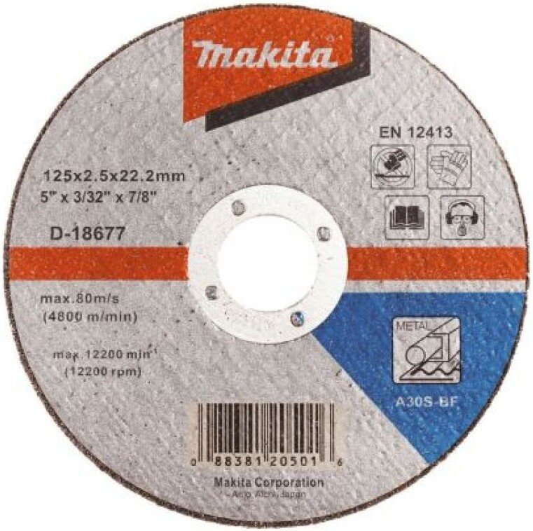 Отрезной диск Makita D-18677 Отрезной диск Makita D-18677