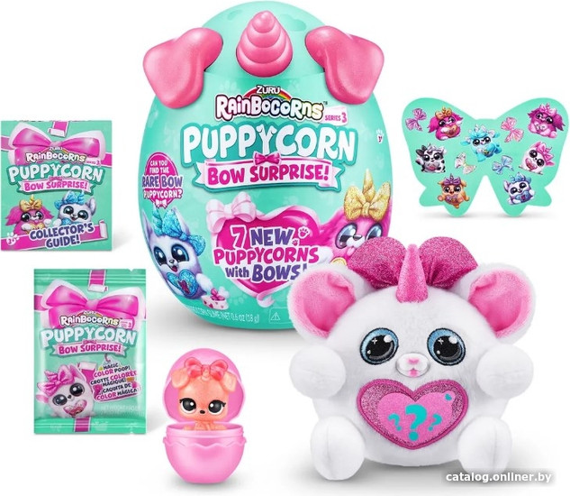 Кукла-сюрприз Zuru Rainbocorns Puppycorn Bow Surprise 9269