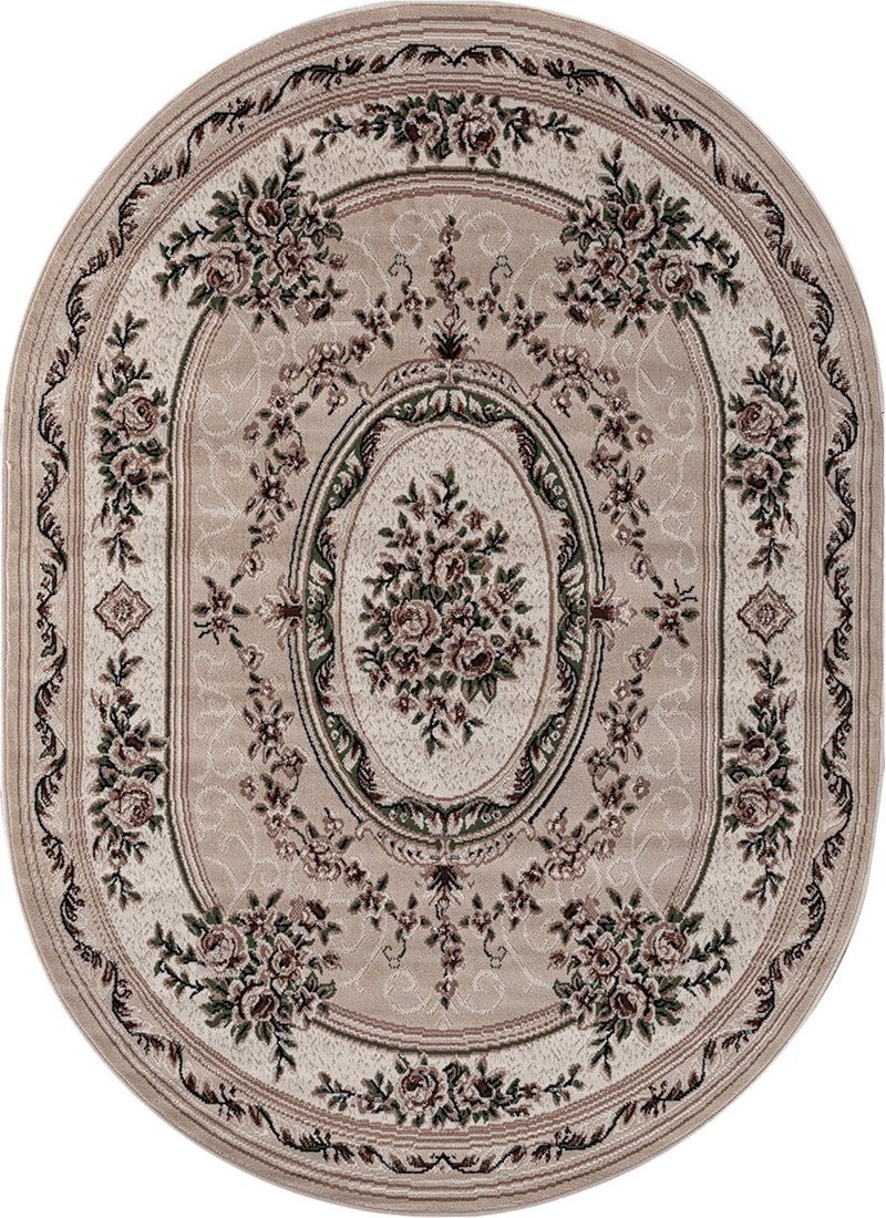 Ковер для жилой комнаты Merinos Gavana 5444-OVAL-BEIGE (1.5x1.9)