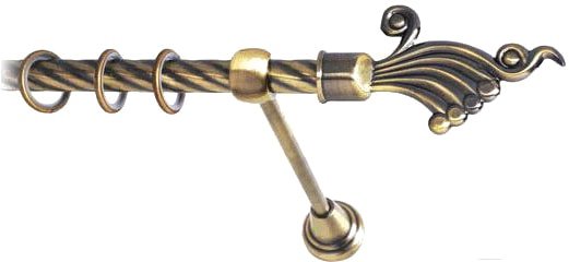 Lm Decor Кения (антик, витая, 2.4м 25мм, 1 ряд)