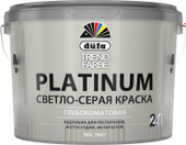 Краска Dufa ВД Trend Farbe Platinum (10 л, RAL 7047 светло-серый)