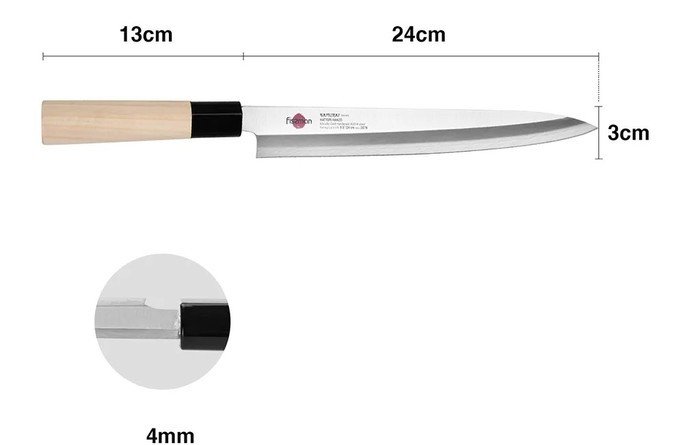 Кухонный нож Fissman Kensei Hanzo 2579