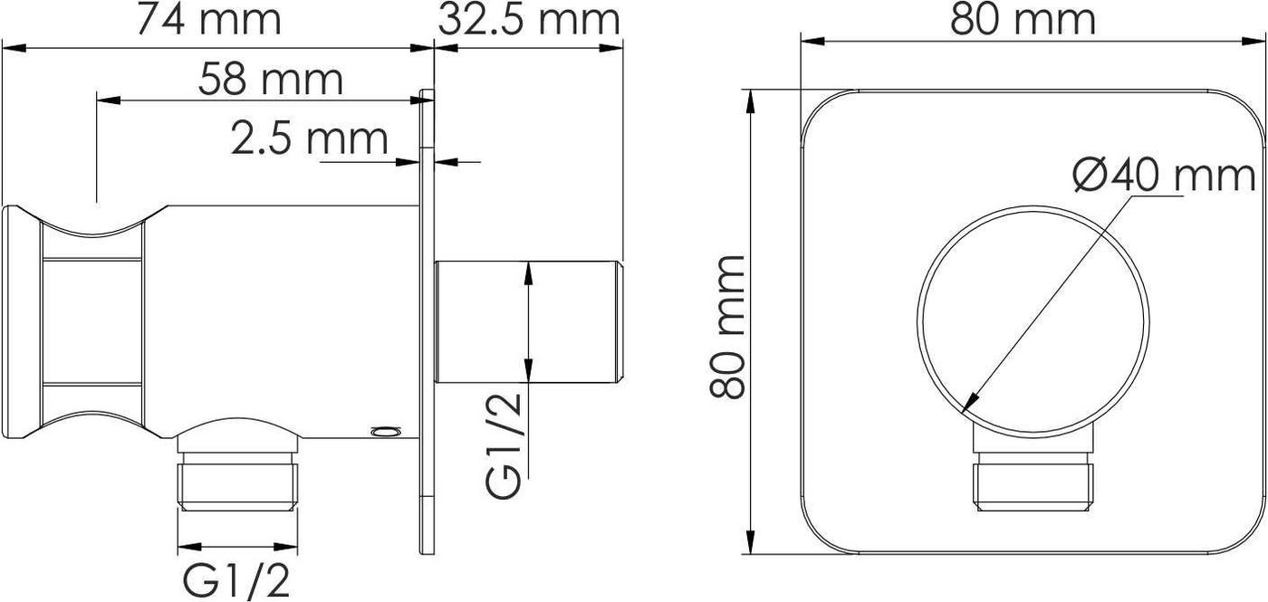 Шланговое подключение Wasserkraft A275