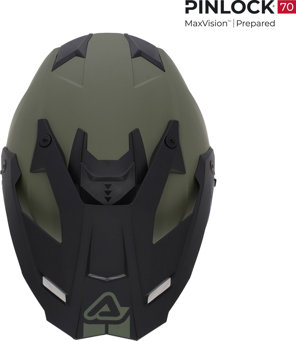 Мотошлем Acerbis Assault 0026643.582.068 (XL, армейский зеленый)
