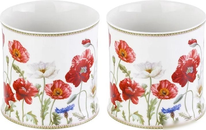 Набор кружек Elan Gallery New Bone China Маки 420331_2 (2шт)