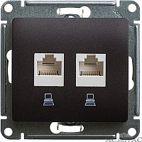 Розетка компьютерная Systeme Electric Glossa GSL000885KK