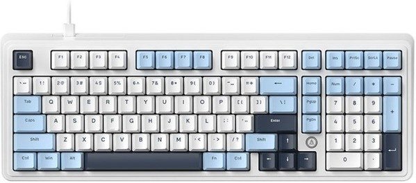 Клавиатура Ajazz AK980 (синий/белый/голубой, Ajazz Daydream)