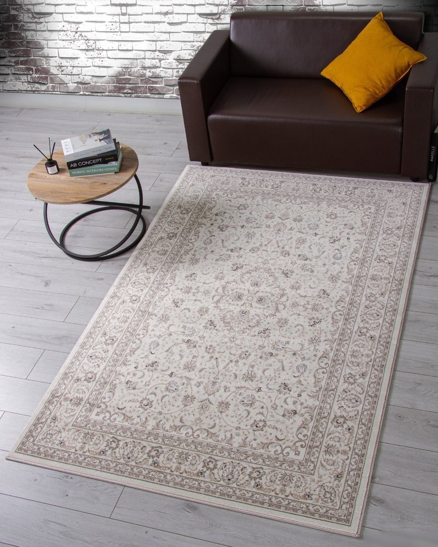 Ковер для жилой комнаты Merinos Valencia Deluxe F014-STAN-CREAM (2x5)