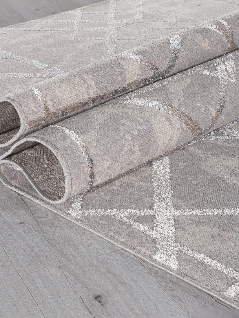 Ковер для жилой комнаты Merinos Liman F480-STAN-GRAY-BEIGE (1.6х2.3)