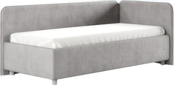 Кровать-тахта Сонум Capri R 90x200 (замша серый)