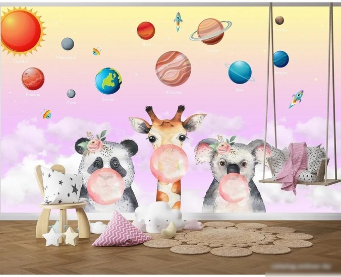 Фотообои Citydecor Bubble Gum 7 300x150