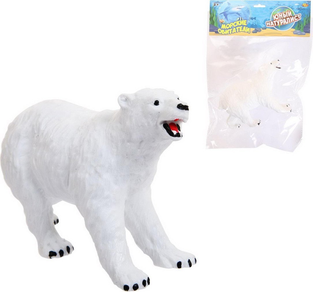 Фигурка ABtoys Медведь белый PT-01711