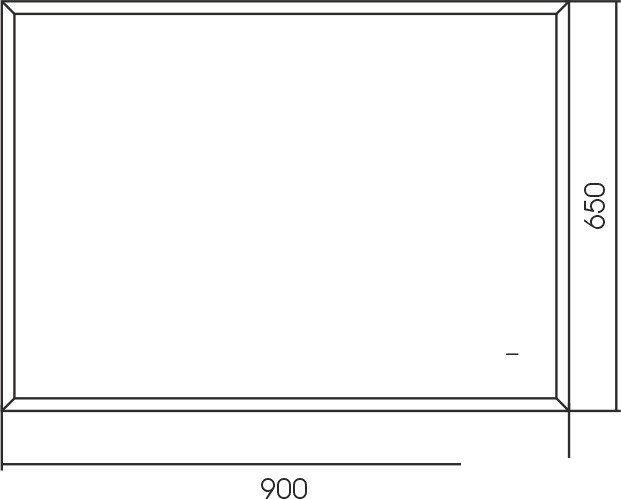 Silver Mirrors Зеркало Эдисон 90x65 LED-00002721