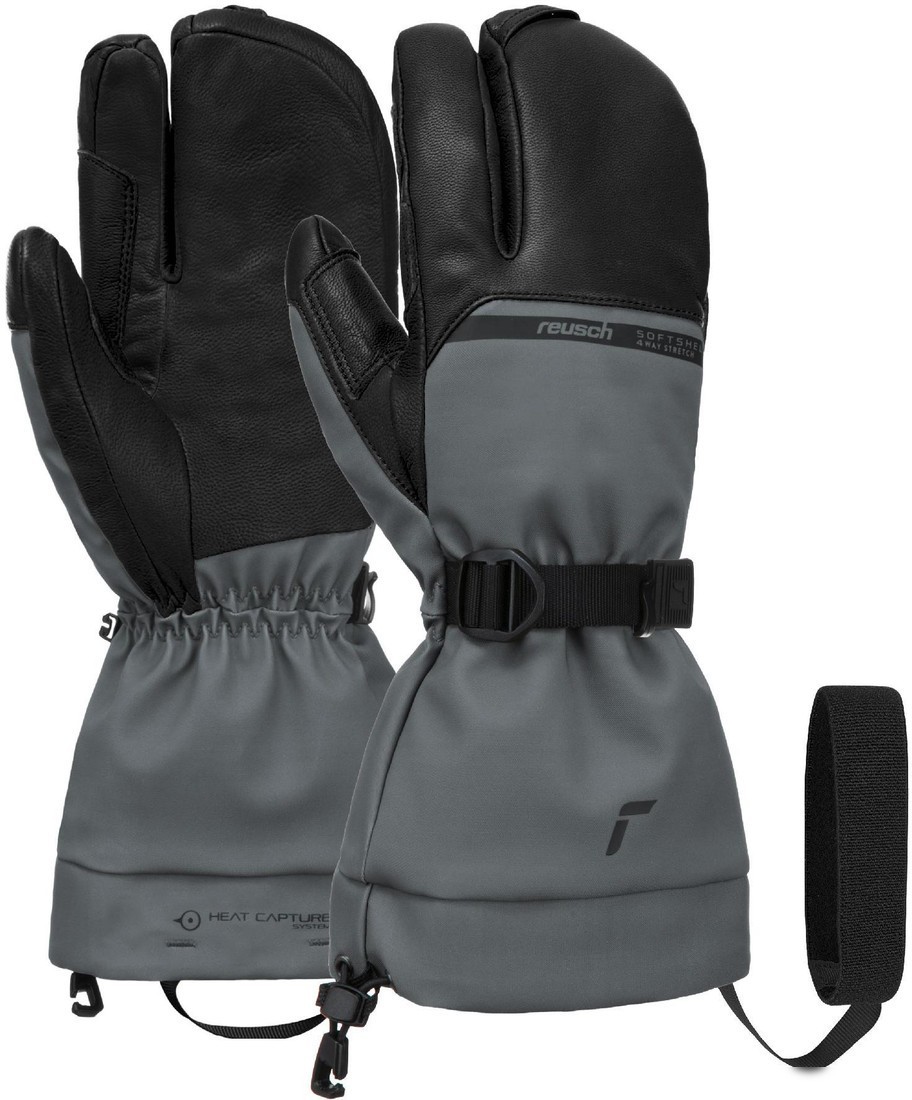 Горнолыжные варежки Reusch Discovery Gore-Tex Touch-Tec Lobster 6202905-6667 (р-р 9, Asphalt/Black)