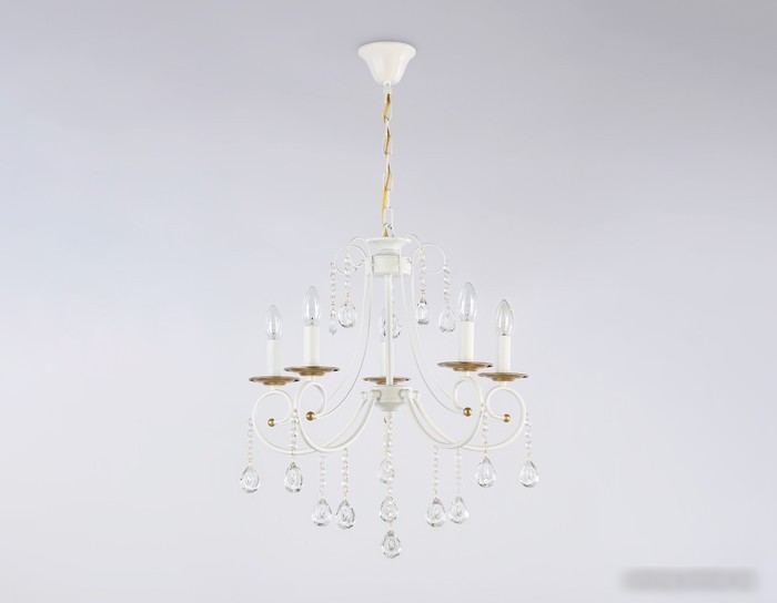 Подвесная люстра Ambrella TR4916/5 WH/GD