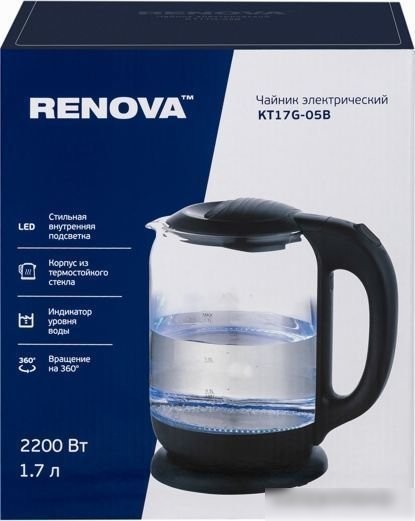 Электрический чайник Renova KT-17G-05B
