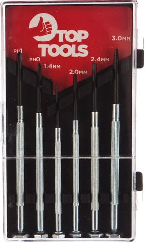 Набор отверток прецизионных TopTools 39D193 (6 предметов)