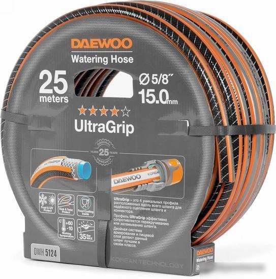 Шланг Daewoo Power UltraGrip DWH 5124 (5/8'', 25 м)